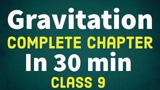 Gravitation one shot video class 9 science [upl. by Kass216]