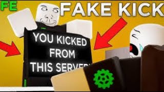 FE Fake Kick Script  ROBLOX EXPLOITING Pastebin Works on Solara [upl. by Pirali]