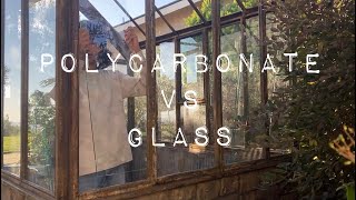 How to Build a Greenhouse 🔨🏠🥰  Polycarbonate vs Glass Part 2 [upl. by Nnov]