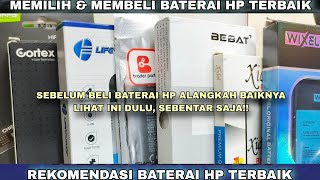 MEMILIH BATERAI HP TERBAIK DAN TERBARU  REKOMENDASI BATERAI HP TERJOZZ [upl. by Ani175]