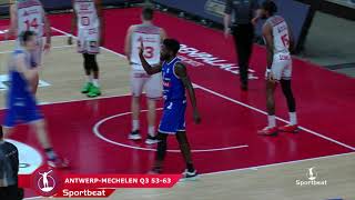 Enkele hoogtepunten uit Antwerp Giants vs Kangoeroes Mechelen [upl. by Yllil978]