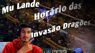 HORARIO DAS INVASÃO DE DRAGÕES DOURADOS MU LANDE ONLIE MULANDE MUONLINE [upl. by Stephie]