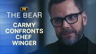 The Bear 3x10  Carmy Confronts Chef David Joel McHale [upl. by Ahsircal]