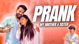 PRANKING MY BROTHER amp SISTER  Rimorav Vlogs [upl. by Zebadiah]