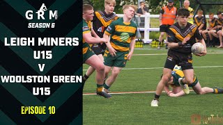 5 TRIES FOR AN UNBEATABLE LOOKING LMR UNDER 15s  LEIGH MINERS RANGERS V WOOLSTON ROVERS GREEN U15 [upl. by Gnov448]