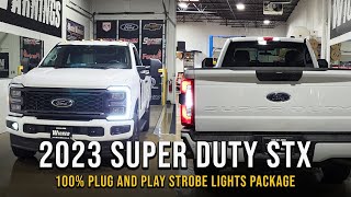 2023 Ford Super Duty STX Plug and Play Strobe Lights Kit [upl. by Auria]