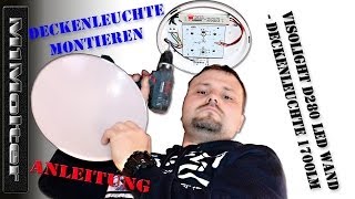 Lampe anschließen Anleitung  Deckenleuchte Montieren [upl. by Serafine]