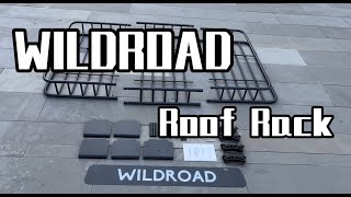 WILDROAD Roof Rack Cargo Basket Installation Instruction [upl. by Ludovika]