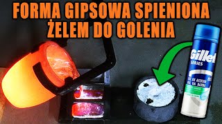 FORMY ODLEWNICZE ZE SPIENIONEGO GIPSU V2  czyli kolejna próba zwiększenia przepuszczalności [upl. by Tamaru]