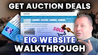 How to Get Auction Deals  Watch Before Bidding  EIG Property Auctions Website Walkthrough [upl. by Adnaugal]