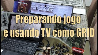 Preparando jogo em Ravenloft e usando TV como GRID [upl. by Pruchno]