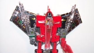 G1 TRANSFORMERS DINOBOT SWOOP ACTION FIGURE TOY REVIEW REISSUE KO [upl. by Asimaj]