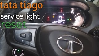 tata tiago service light reset how to remove service remainder in tata tigor [upl. by Nolram]