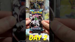 Day 2  Opening Paradox Rift everyday until I pull Groupon pokemon pokemoncards paradoxrift [upl. by Kimberlyn269]