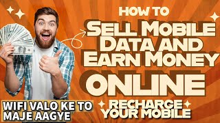 ⚡How to Sell Mobile Data and Earn Money 2024🔥 Money Earning App  Sell Data And Earn Money💰 by tech [upl. by Eniale]