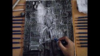 Drawing Padmavati DEEPIKA PADUKONE [upl. by Edy149]