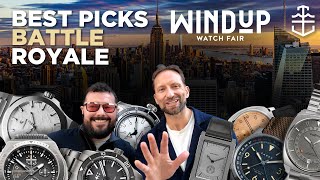 Best dive dress field and doitall watches  Windup Watch Fair NYC Challenge [upl. by Vial]