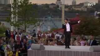 Darin Mamma Mia LIVE Nationaldagen 2014 Skansen [upl. by Acinat6]