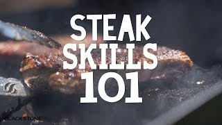 Steak Skills 101 The Perfect Ribeye  Blackstone Griddle [upl. by Penman523]