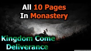 All 10 Torn Pages in Monastery Kingdom Come Deliverance [upl. by Refinej]