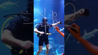 Playing Tic Tac Toe with a Diver 🤯 [upl. by Aenitsirhc]