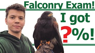 UK Falconer Attempts American EXAM  can a UK Falconer pass an American Exam  UK VS USA Falconry [upl. by Retlaw]