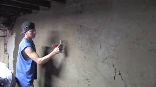 How to cement Cellar Walls and Floor  Concrete and Cement work Contractor [upl. by Noicpesnoc845]