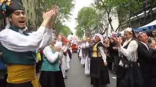 Muiñeira Chantada  Buenos Aires celebra Galicia 2015 [upl. by Aerdnak]