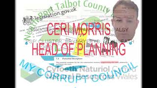 NEATH PORT TALBOT COUNCIL HEAD OF PLANNING  SOCIALLY MURDERING GLYNNEATH RESIDENTS CONTAMINATION [upl. by Redan]