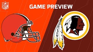 Browns vs Redskins Week 4 Preview  Around the NFL Podcast  NFL [upl. by Annawaj498]