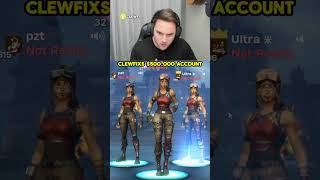 Clewfix has the rarest skin in fortnite history [upl. by Giule]