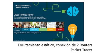 Enrutamiento Estático en Packet Tracer [upl. by Wildon]