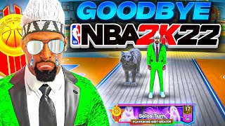 Goodbye NBA 2K22 😢 SERVERS SHUT OFF [upl. by Eidnim]