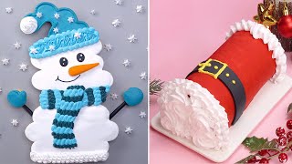 Best Christmas Cake and Dessert Collection ⛄️🎄 Amazing Cake Decorating Ideas For Christmas [upl. by Sukcirdor]