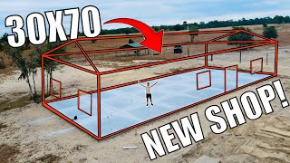 Building a BARNDOMINIUM on our New FARM  Episode 1 [upl. by Adrahc]