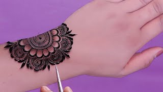 eid stylish back hand mehndi design  Eid mehndi design  mehndi ka design  mehndi design  mehndi [upl. by Eyram]