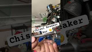 I Share My Chisel Breaker Bar Leverage Technique 🤔 tricksofthetrade tools leverage [upl. by Atsylac]