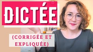 Dictée de français corrigée et expliquée dictée du brevet de français 2019 [upl. by Agnot44]