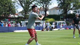 Yibing Wu Practices at Eastbourne [upl. by Darbee]