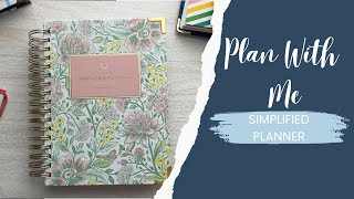 Plan With Me  Simplified Daily Planner [upl. by Ulu551]