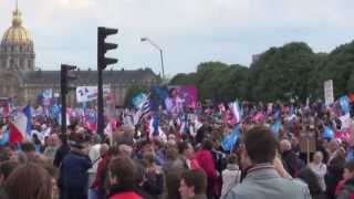 La manif pour tous du 26 mai 2013 à Paris  2ème partie [upl. by Angus]