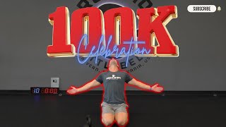 100k Celebration  INSANE Kettlebell Workout  60 Minutes [upl. by Kev]