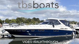 Sealine S48  Full Video Walkthrough [upl. by Sand733]