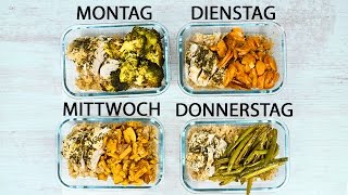 In 30 Minuten ein Essen für die ganze Woche machen [upl. by Pelagias]