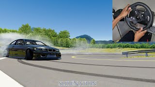 1JZ BMW E46 at Drift Playground  Assetto Corsa Logitech G920 Wheel [upl. by Docila309]