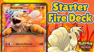 Arcanine eX And Ninetails Set Them ABlaze  Pokemon TCG Pocket Gameplay [upl. by Anelra]