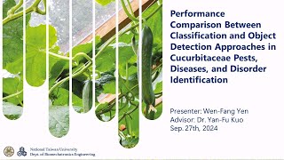 學生英文報告 – 2024 ISMAB – Performance Comparison in Cucurbitaceae Pest Dseased and Disorder [upl. by Ynabe]