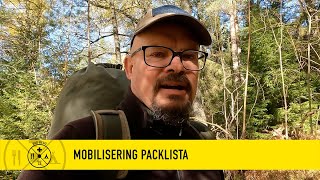 Om kriget kommer 12  mobilisering packlista vid inkallelse [upl. by Merfe]