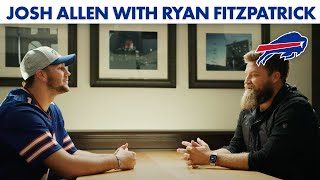 Ryan Fitzpatrick Interviews Buffalo Bills Josh Allen On Stefon Diggs Buffalo amp Joshs Family Farm [upl. by Cestar]