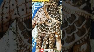 Mehandi design simple and easy front hand new style  youtubeshorts viralvideo trending mehndi [upl. by Adnanref]